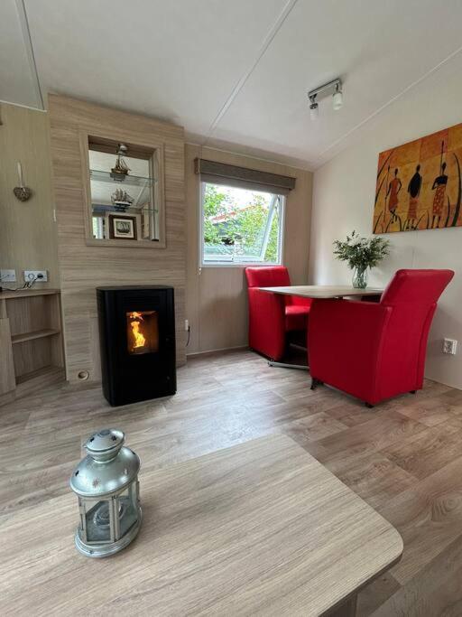 Chalet De Bult White 2 Persons Exteriör bild